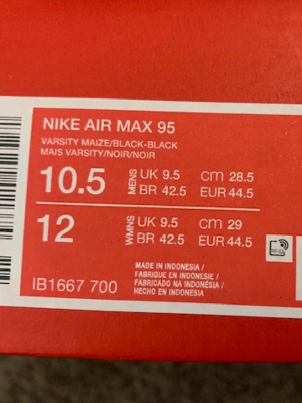 Nike Air Max 95 - Men's Size US10.5 - Picture 11 of 11